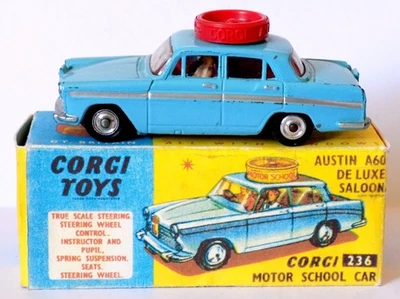 1st Time Listed. Corgi 236 Austin A60 DeLuxe Saloon Motor School Car (1964-68). - Image 1 of 4