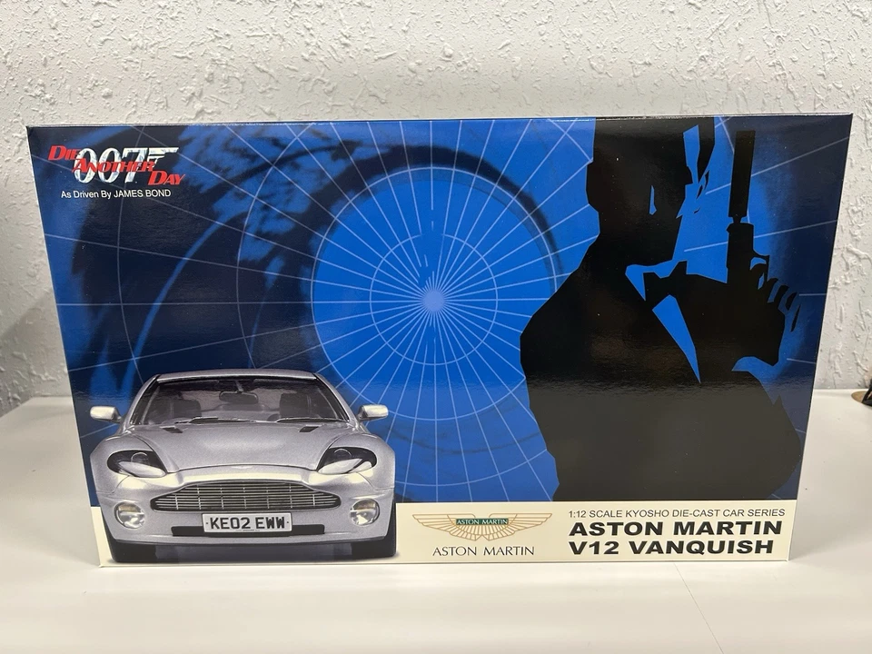 Kyosho Aston Martin V12 Vanquish James Bond 007 1:12 Scale Die Cast Car with Box - Image 1 of 4