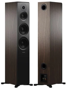 DYNAUDIO EMIT 50 WALNUT COPPIA DIFFUSORI DA PAVIMENTO NUOVI GARANZIA ITALIA - Foto 1 di 1
