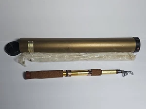 Nuevo de Lote Antiguo Caña de Pescar Telescópica Abercrombie & Fitch 6' - Hermoso Estado - Imagen 1 de 18