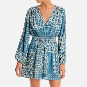 Aqua Damen Minikleid Patchwork Print Größe XS - Bild 1 von 7