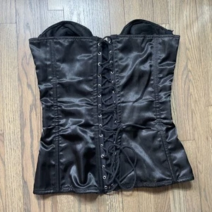 Vintage 1980s Fredericks of Hollywood Boning Bustier Corset Top Sexy 34C 50407 - Picture 1 of 12