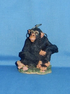WWF World Wildlife Fund Schimpanse Weihnachtsschmuck 2001 Bloomingdale's - Bild 1 von 5