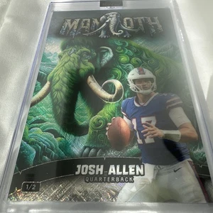 Josh Allen 🦣Mammoth🦣 Wild Card Pre Historic🔥👀Pics🔥MVP💥 1/2 - Picture 1 of 7
