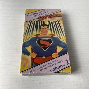 Extremely Rare Factory Sealed Superman VHS - Foto 1 di 6