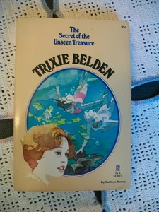 Trixie Belden #19 - The Secret of the Unseen Treasure (Oval Paperback) - Picture 1 of 15