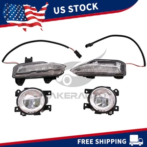 4PCS LED Bumper Fog Lamp Turn Signal Light For 2014-2020 Infiniti Q50 Q50S Sport - Bild 1 von 12