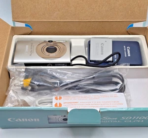 Canon PowerShot SD1100 IS DigitalCamera ELPH 8.0 MP Complete in Box MINT! (B14) - Picture 1 of 23