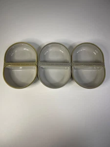 3x Surefeed Futterschalen geteilt Grau Splitt-Schale Top für Futterautomat - Bild 1 von 3