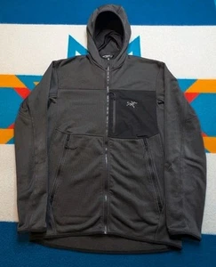 Arc'teryx Fortrez Hoody Jacket Polartec Fleece Lined Full Zip Hooded Grey Medium - Picture 1 of 9