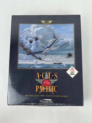 Aces of the Pacific Big Box Complete New Sealed PC Game MS-DOS 3.5” Dynamix - Image 1 of 4