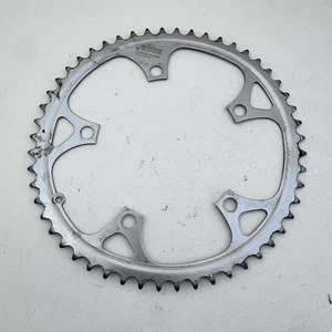 Vintage Shimano Biopace 52t Chainring 130 BCD 5 Bolt Road Bike Oval Japan A39 - Picture 1 of 13