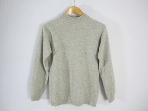 Vintage Codas 36 Heather Gray Long Sleeve 100% Lambswool Pullover Sweater Unisex - Picture 1 of 7