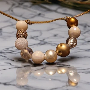 Handgefertigtes buntes Bling große Perlen verstellbares Armband - Bild 1 von 4