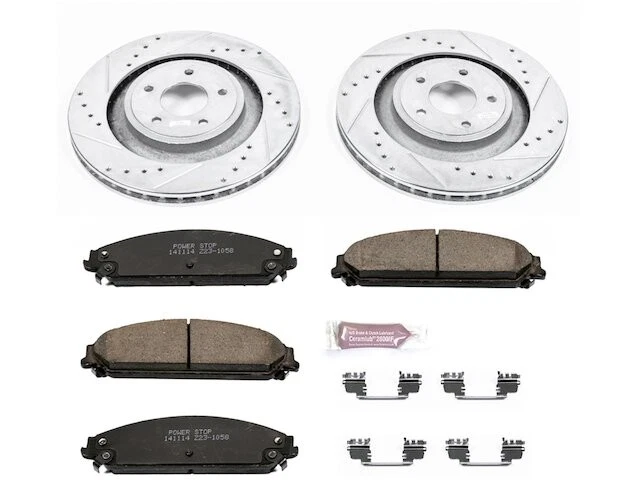 Комплект переднего тормоза и ротора для 2013-2014 Dodge Avenger ZX542JM - Изображение 1 из 1