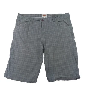 Craghoppers Corfu Shorts Mens W40 Grey Check Solarshield Chino Outdoor Skate - Picture 1 of 14