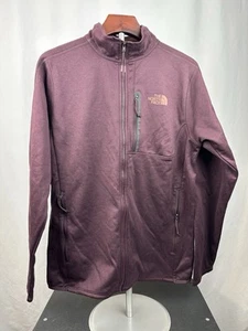 The North Face Mens Maroon Full Zip Jacket Size Medium - Picture 1 of 4