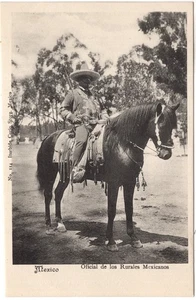 MEXICO - OFICIAL DE LOS RURALES MEXICANOS BY INTURBIDE CURIO STORE NO. 114 - Picture 1 of 2
