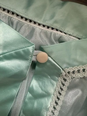 Camisón vintage Aqua Mint años 60 polivinílico para mujer mediano? Sin etiquetas Foto 1 de 4