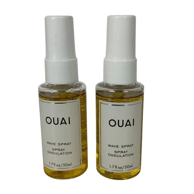 Ouai Wave Spray Óleo de Coco e Proteína de Arroz Texturizante Névoa 1,7 Oz Conjunto de 2 - Imagem 1 de 2