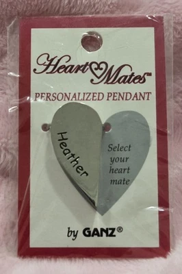 Heather Heartmates Ganz Medio Corazón Magnético Dije Retro Años 2000 Personalizado  Foto 1 de 2