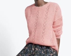 HUSH Jumper Relaxed Dusk Alpaca Blend Knit warm classic 8 S - Picture 1 of 11
