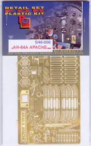 Part S48-006 1/48 AH-64 A Apache (Italeri) - Imagen 1 de 4