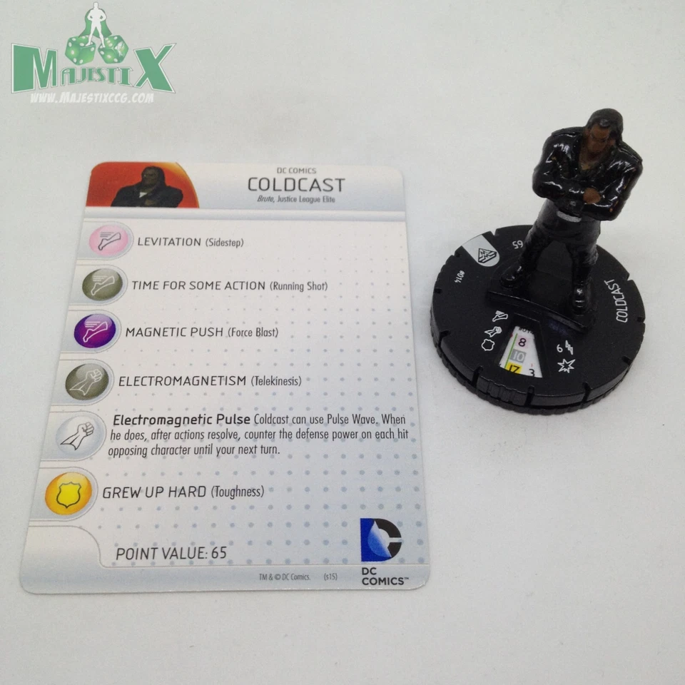 Heroclix Superman / Wonder Woman Set Coldcast #014 ¡Figura común con tarjeta! Foto 1 de 1