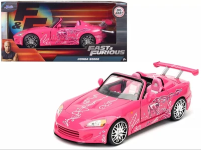 Honda S2000 2001 Jada Fast And Furious Suki rosa 1:24 Foto 1 de 4