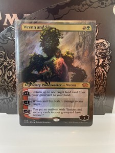 TEXTURED FOIL Wrenn and Six Double Masters 2022 Card in hand Ships Now