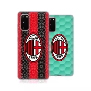 AC MILAN 2020/21 KIT CREST CUSTODIA COVER MORBIDA IN GEL PER SAMSUNG TELEFONI 1 - Foto 1 di 3
