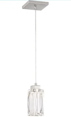 Minka George Kovacs Putnam Place 1 Luz LED Mini Colgante, Níquel - P1871-084-L Foto 1 de 4