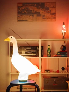 Union Products Retro Blow Mold Goose Lamp - Picture 1 of 7