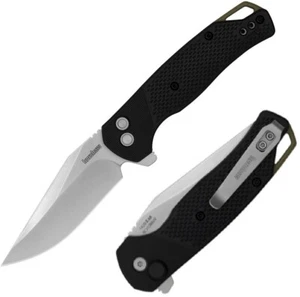 Kershaw Runoff Folding Knife 3" 8Cr13MoV Steel Blade Glass Filled/Nylon Handle - Picture 1 of 13