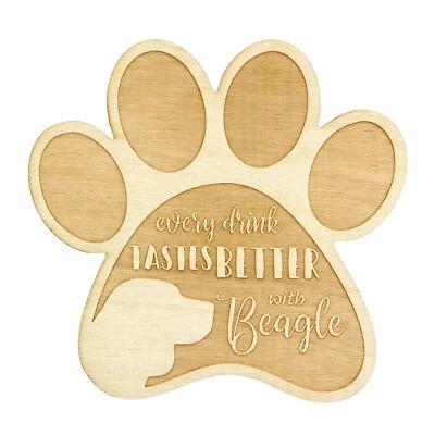 Beagle sous-verre en contreplaqué Art-Dog Foto 1 de 4