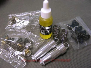 Tamiya WILD ONE Blockhead Fast Attack Vehicle FAV Rear Aluminum Damper Set NEW ! - Imagen 1 de 3