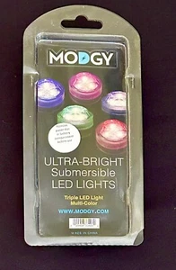 ULTRA-BRIGHT Submersible MULTI-COLOR TRIPLE LED LIGHT SET of 10-MINT NEW in BOX! - Picture 1 of 8
