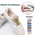 No Tie Shoe laces Bling Flat Sneakers Strap Magnetic 1Second Locking ShoeLaces