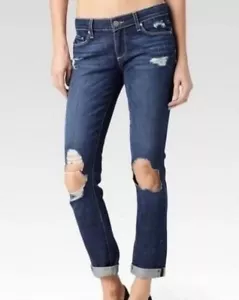 NEU Paige Jimmy Jimmy Skinny Boyfriend 31" Schrittlänge Größe 28 - Bild 1 von 12
