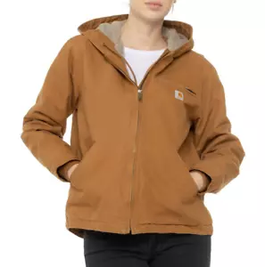 Carhartt Women's Washed Duck Jacket - Sherpa Lined* - Picture 1 of 2