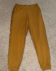 Pantalones de chándal para mujer Athleta Brooklyn texturizados toscanos dorados talla 10 - Imagen 1 de 6