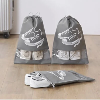 20 Pcs Travel Portable  Shoe Bag Drawstring Pouch Organizer Bags Dust Proof - Image 1 of 4
