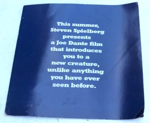 Steven Spielberg Gremlins Promo 3D Pubblicità Pop Up Mailer Warner Bros 1984 Joe Dante - Foto 1 di 7