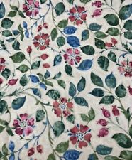 Vintage Crowson Fabric Sweet Briar Floral Home Decor 4 yds x 54" Made in England