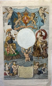 Collin's Hydrographer, 1720, Frontispice - Bild 1 von 1