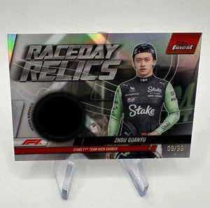 Topps Finest Formula 1 2024 F1 # Zhou Guanyu # Raceday Relic Patch /99🔥 - Bild 1 von 2