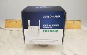 300 Mbps Net Tec Boost WiFi Range Extender Novitec ZenBooster Wireless Signal - Picture 1 of 8