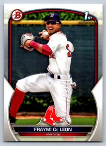2023 1st Bowman #BP-97 Fraymi De Leon Boston Red Sox Baseball Card - Picture 1 of 2