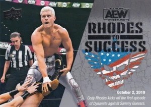 Cubierta superior 2021 AEW PRIMERA EDICIÓN RHODES TO SUCCESS - CODY RHODES - #RS-2 - Imagen 1 de 1