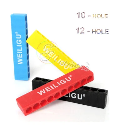 6.35mm Shank 1/4" Screwdriver Bit Holder Stand Storage Box Drill Bit 10/12 Hole - Image 1 of 4